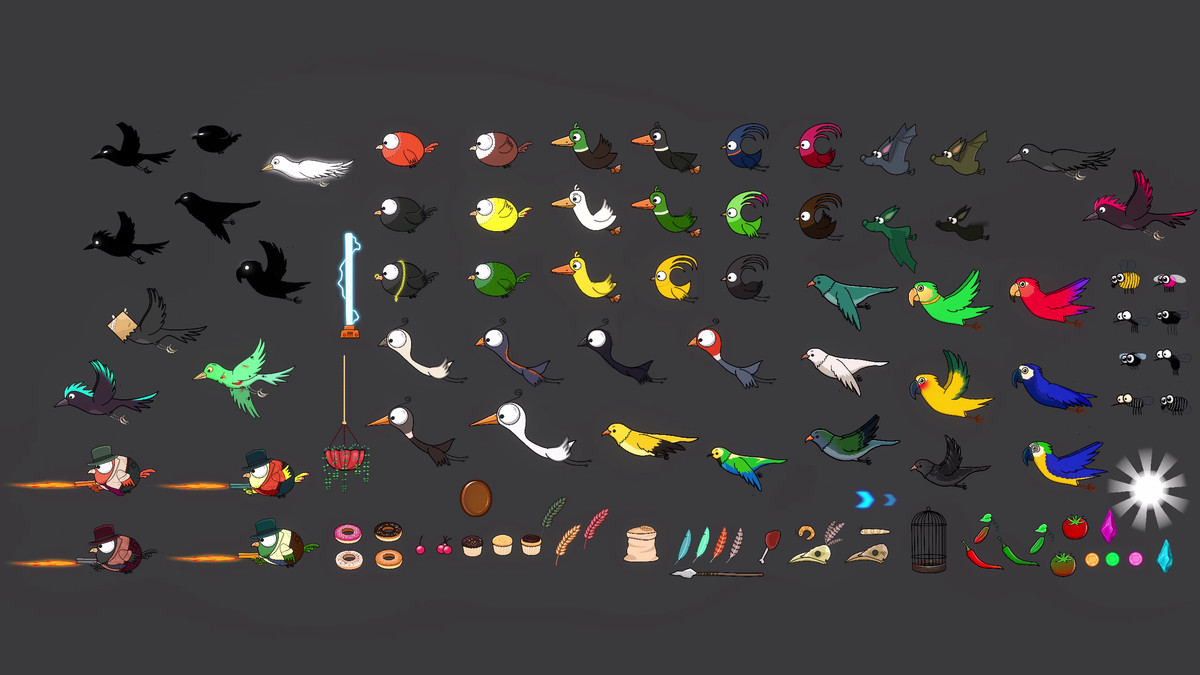 Cute Birds 8 in 1 PRO