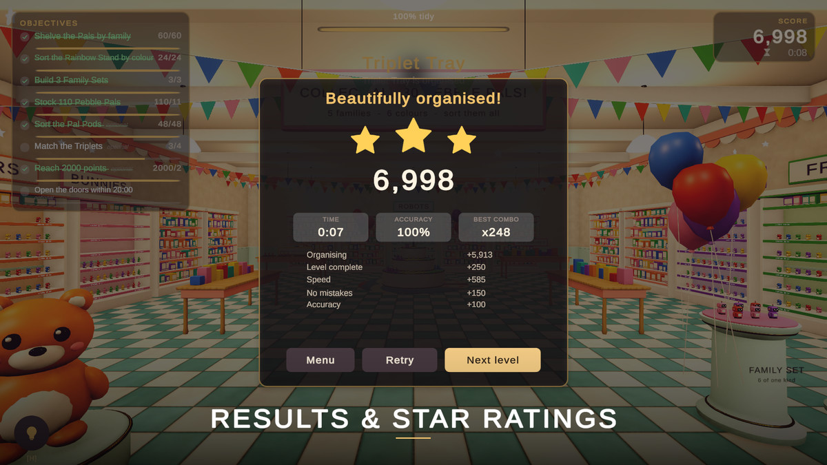 Tidy Up Game Creator – Sorting & Organizing Framework