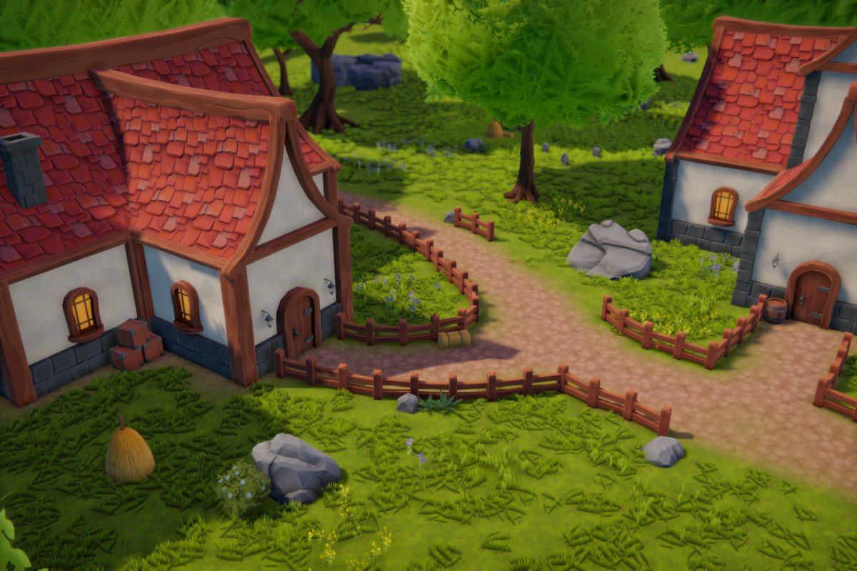 Stylized Medieval Modular Fort and Castle