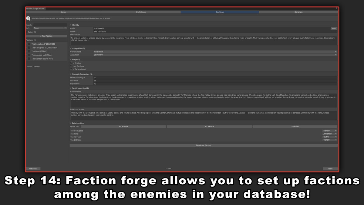 Simple Enemy Forge: No-Code Enemy, Squad, Spawn, Scaling & Wave w/ JSON Export