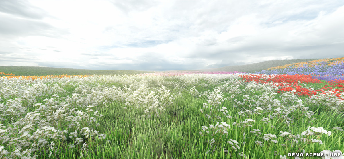 PolyArt Series - Grass & Flowers