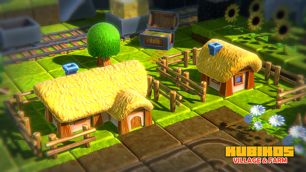 KUBIKOS Ultimate Bundle – Stylized Cube Worlds & Characters