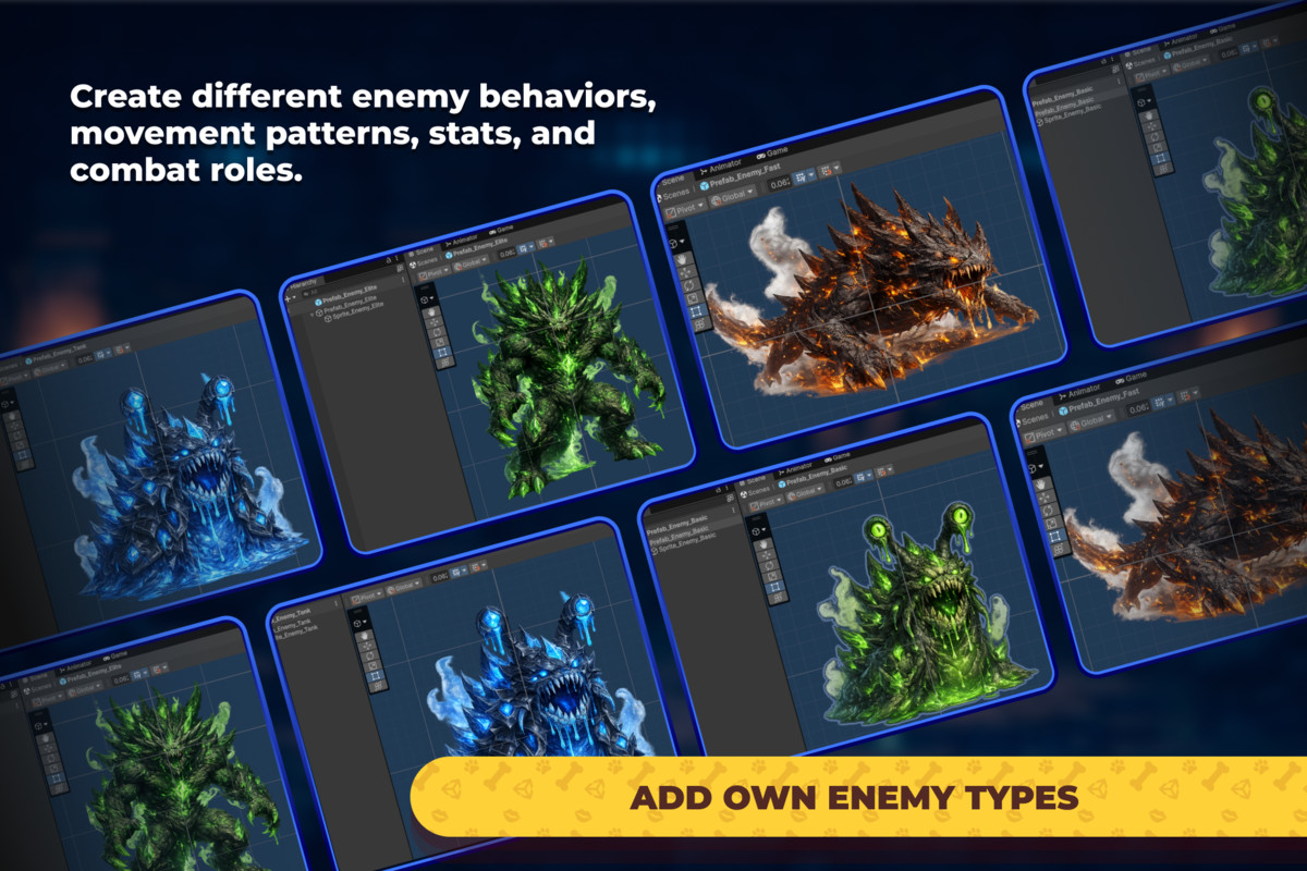 Survivor Game Core - Auto-Battler Modular Framework