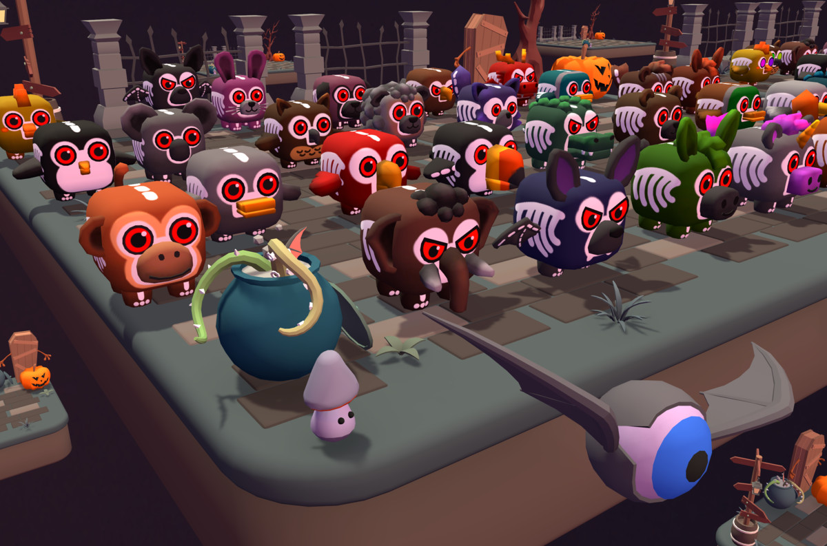 CuteMagic - Cube Animals Pack: Spooky Edition
