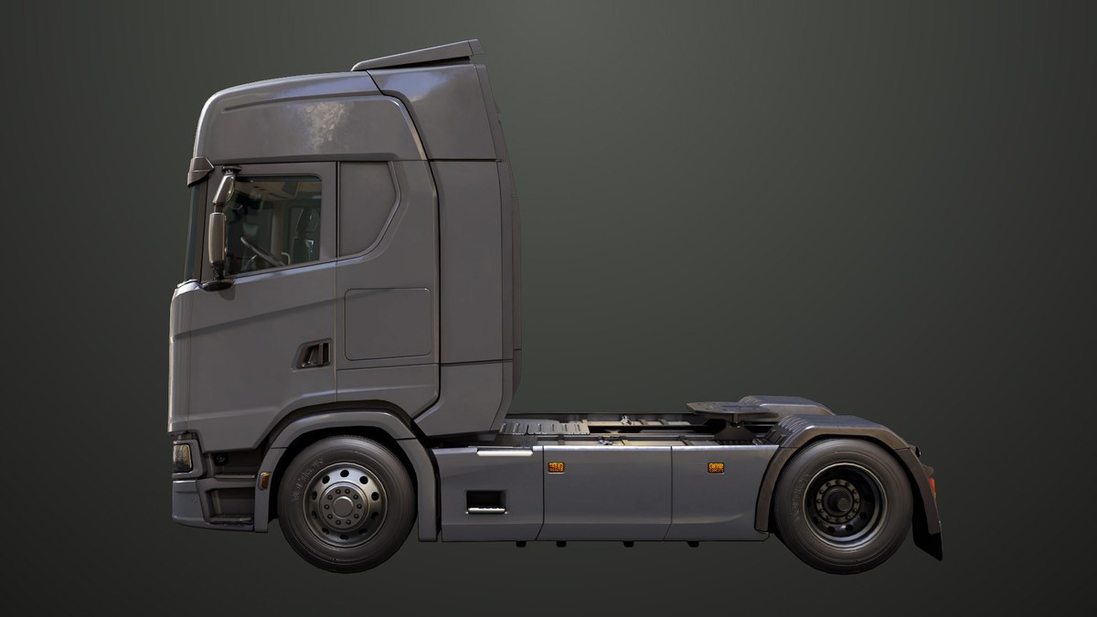 Heavy Truck Chassis 06 Interior URP HDRP Textures