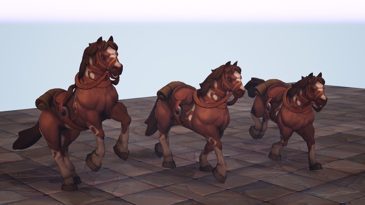 Stylized Horse Mount