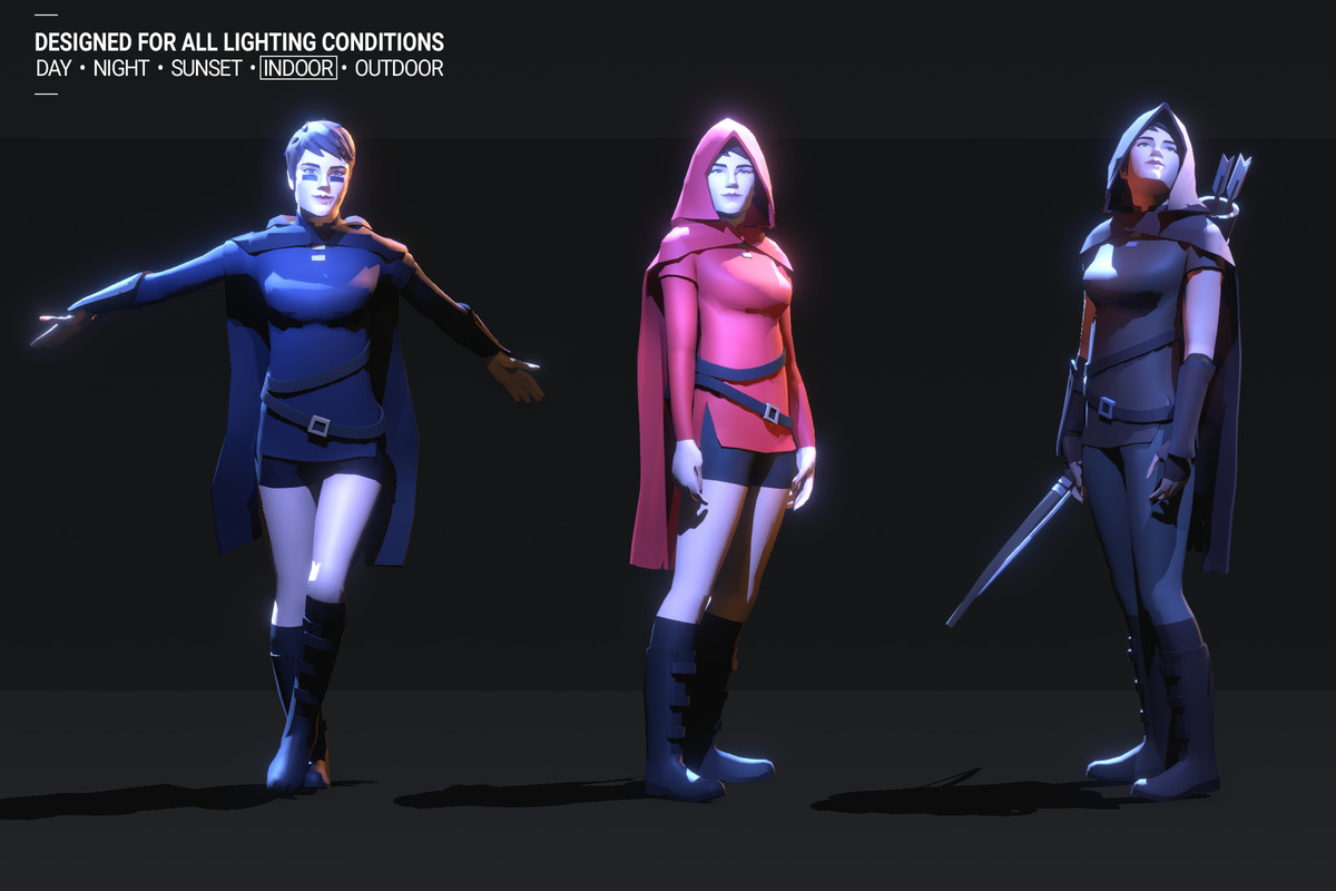 Polyquest Heroes: Warrior I Huntress