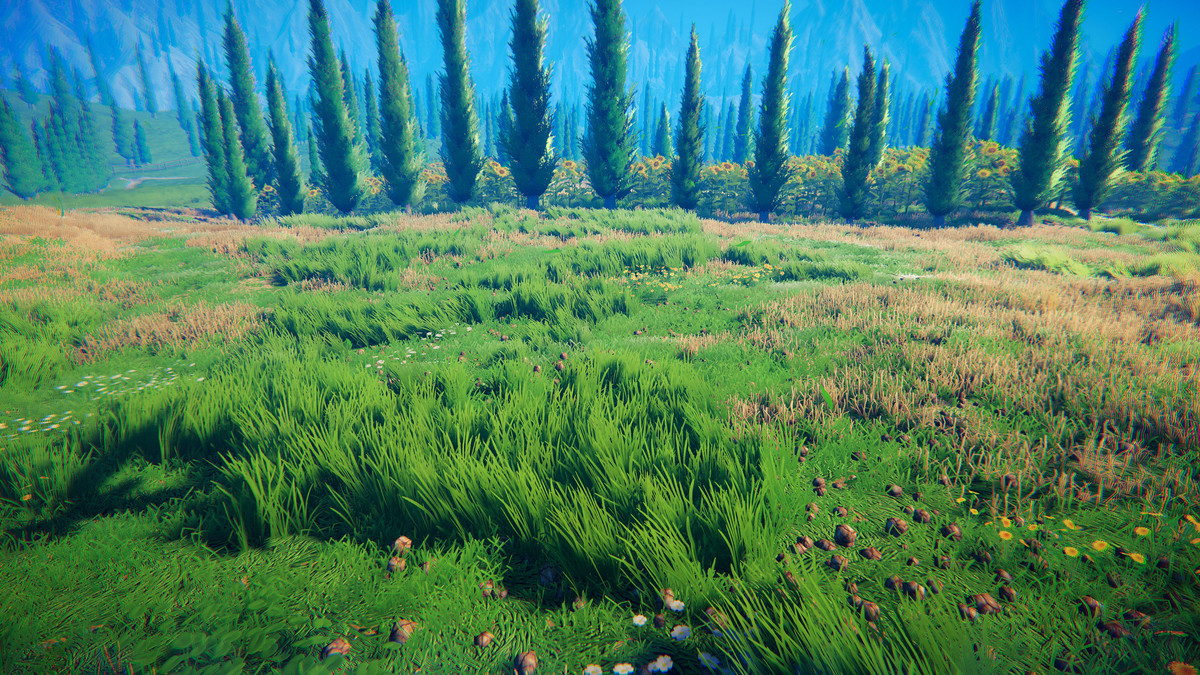 Stylized Cypress Valley