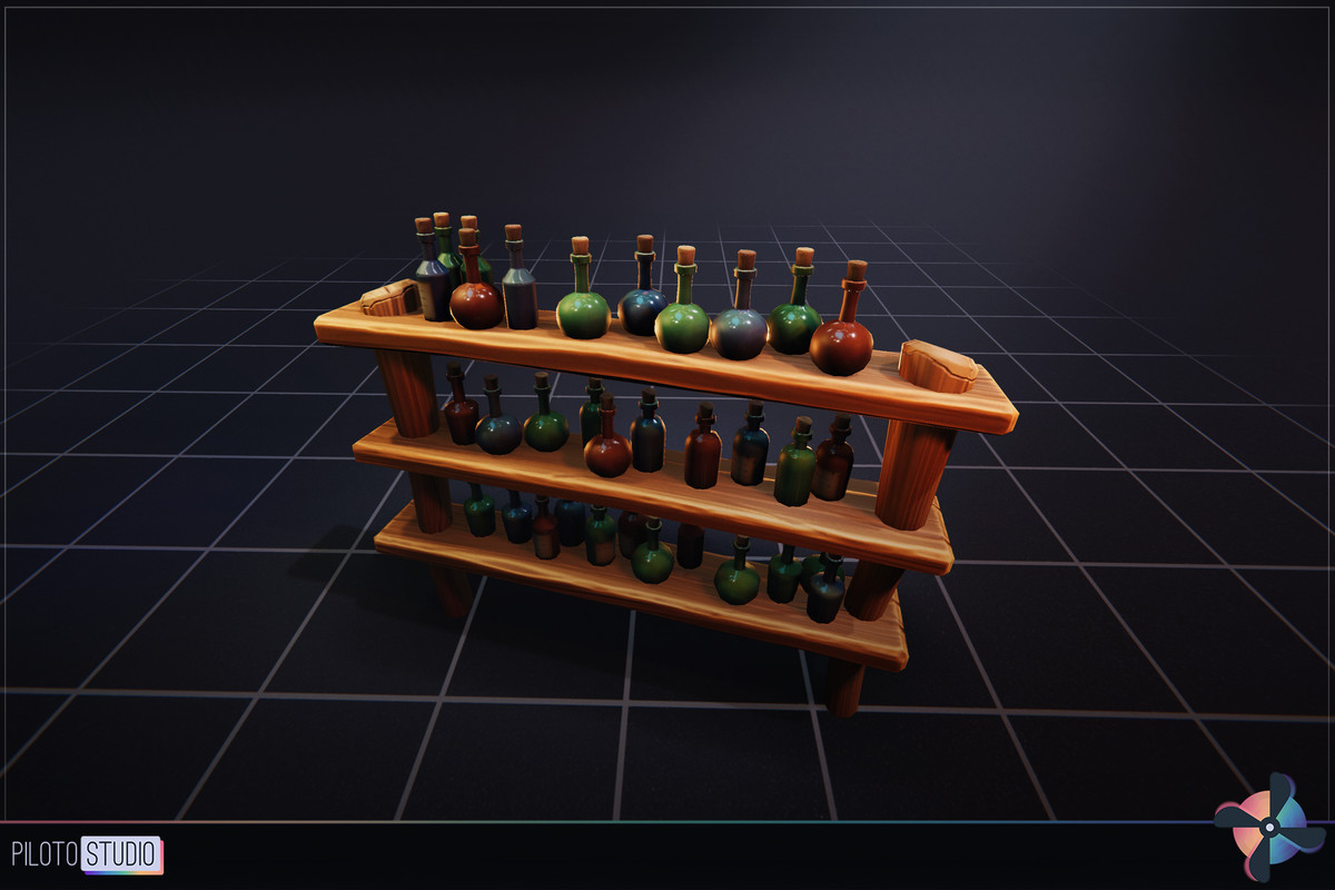 Mega Stylized PBR Environment Pack +500 Assets - Modular Houses, Water Shader
