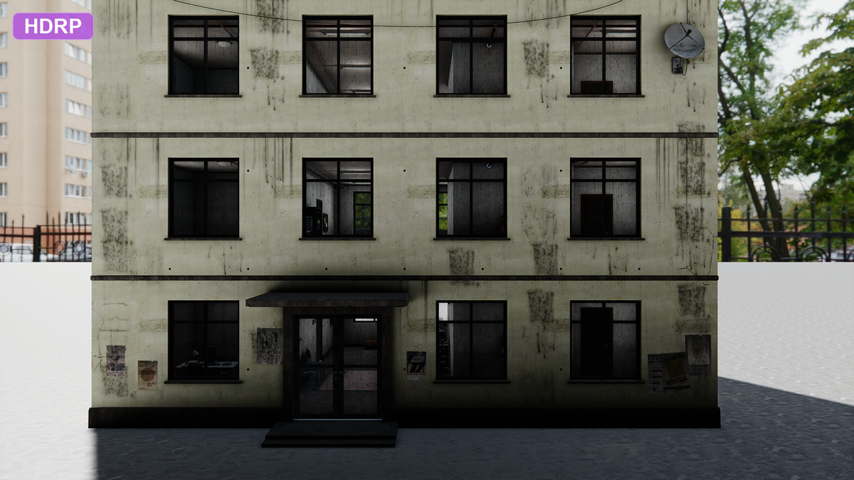 HD Rundown Business Complex (Full Interior + Exterior)