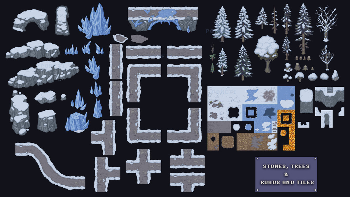 Pixel World - Snow Lands