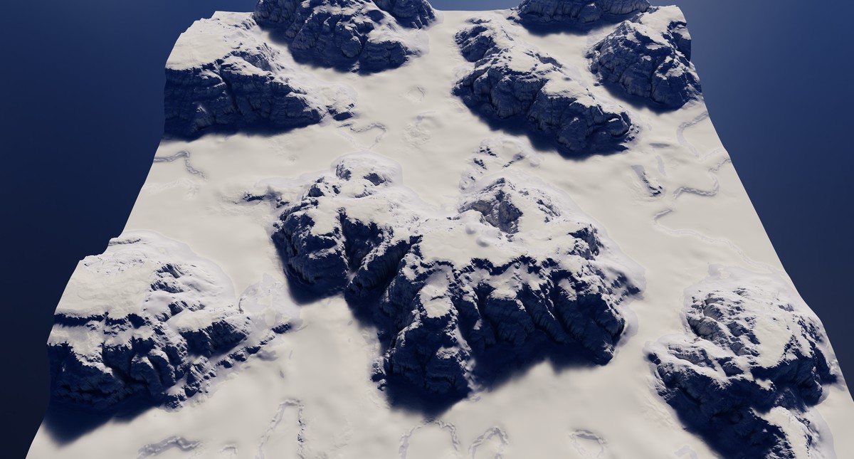 Terraced Canyon Shapes - StampIT!