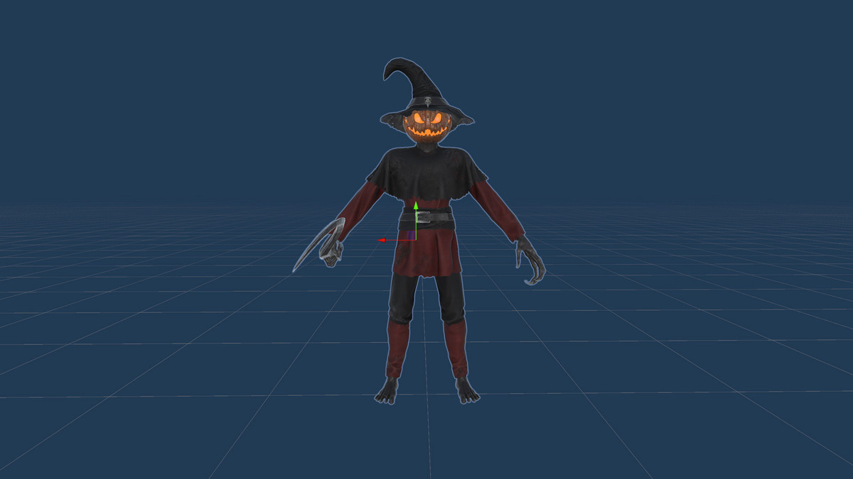 Pumpkinhead Scarecrow