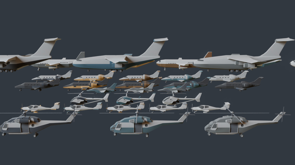 EmbersStorm - Free Air Vehicles Planes, Helicopters & Fighter Jets Pack