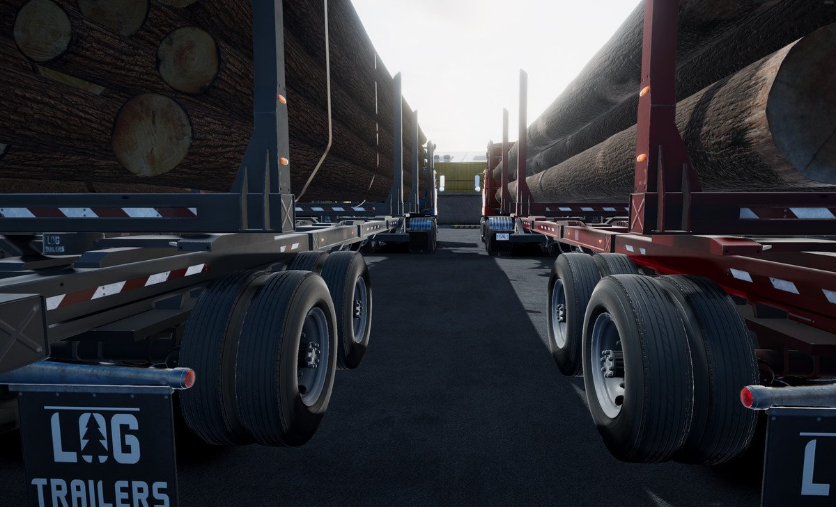 Cabover log truck