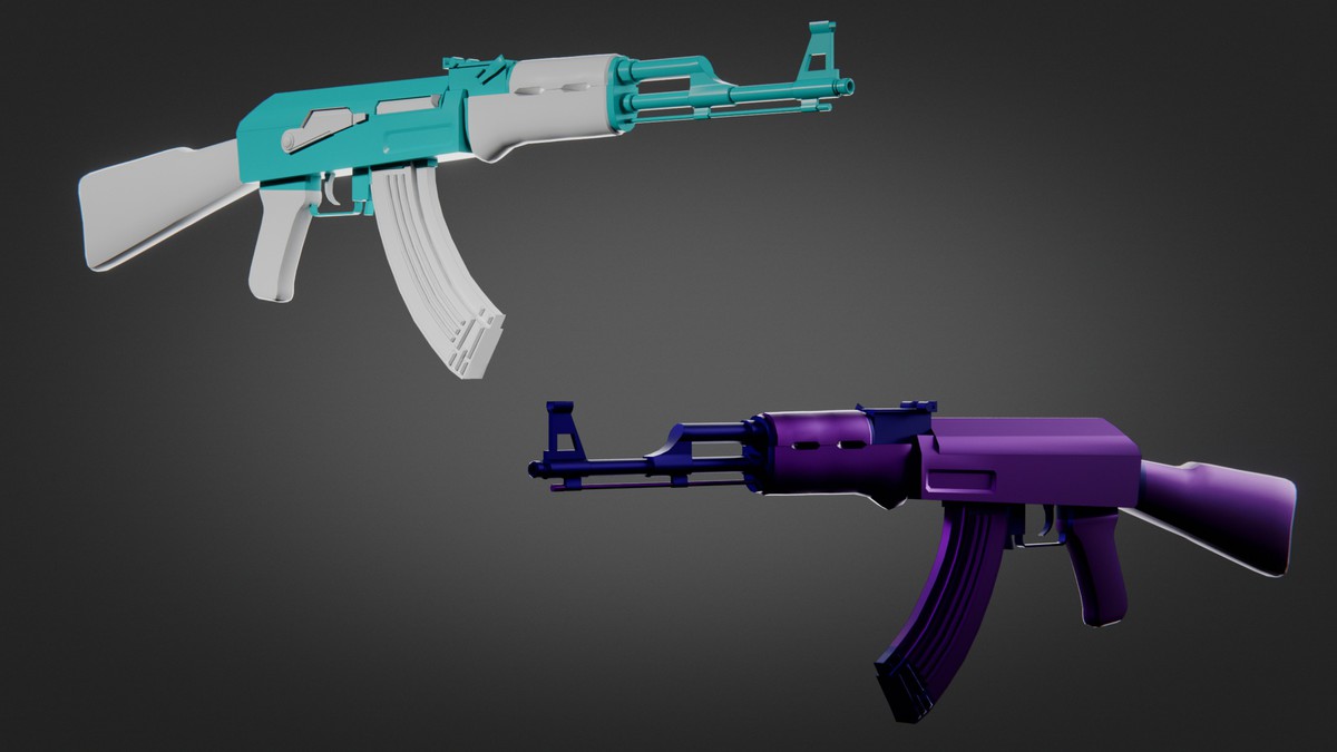 Weapon Color Skins Pack — 230 Variations