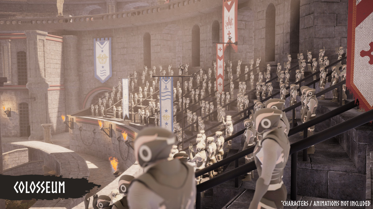 Modular Gladiator Arena (Gladiator Arena, Arena, Colosseum Arena)