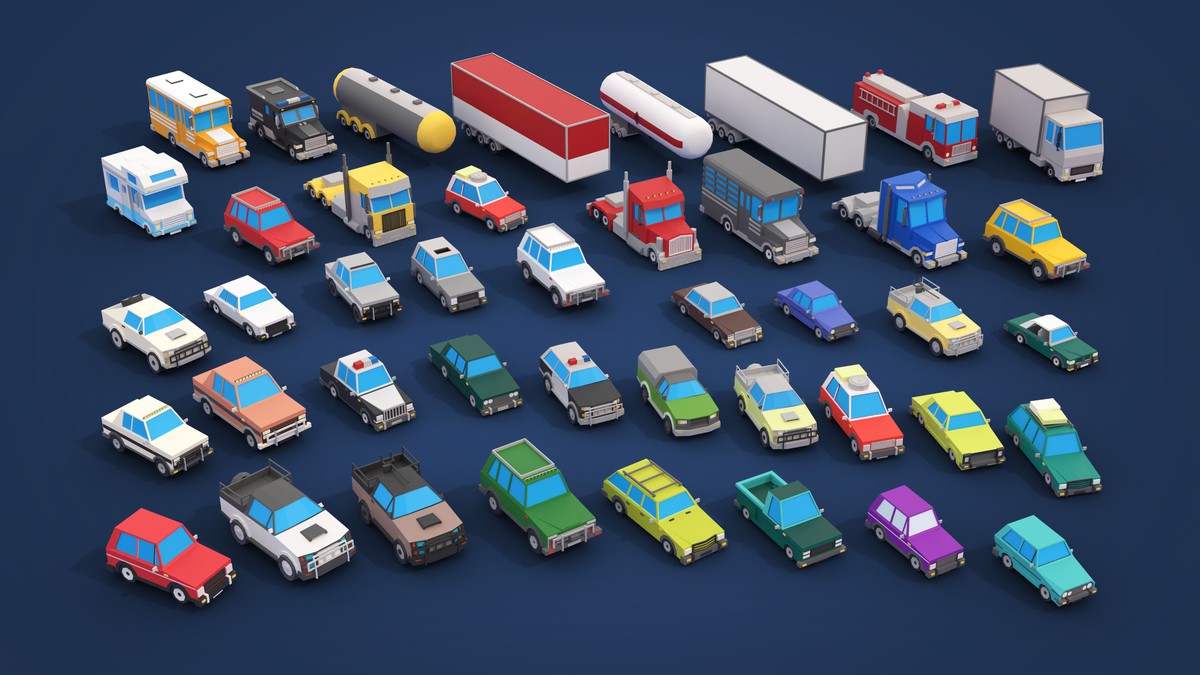 Construction - Low Poly 3D Models Pack