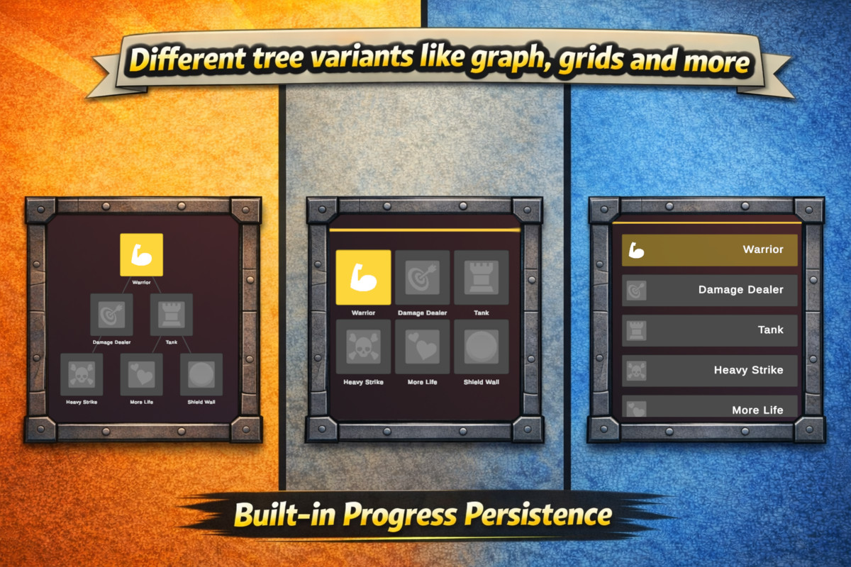 Progression Tree Builder for Game Creator 2