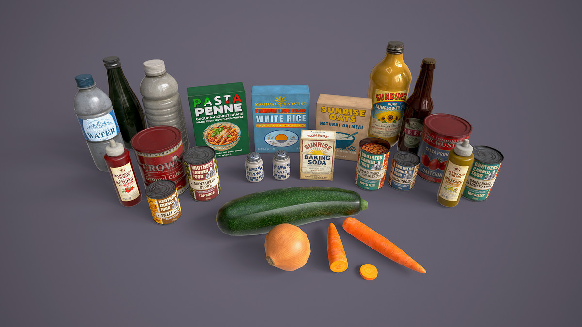 Retro Kitchen Props