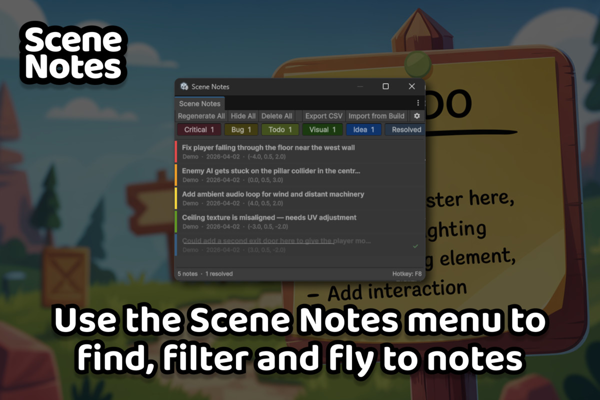 Scene Notes