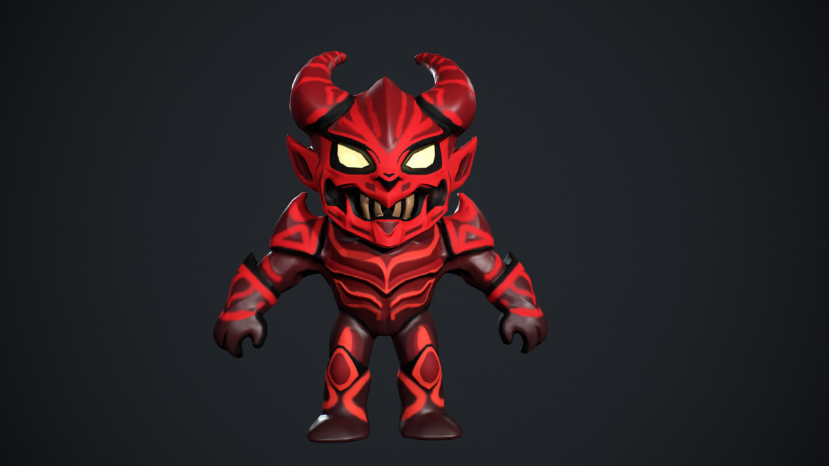 Demon Low Poly