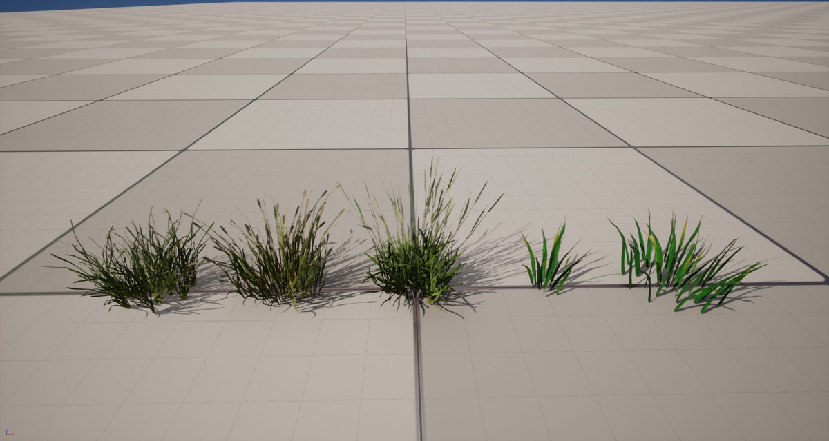 Realistic Meadow Grass Pack – Game Ready Foliage