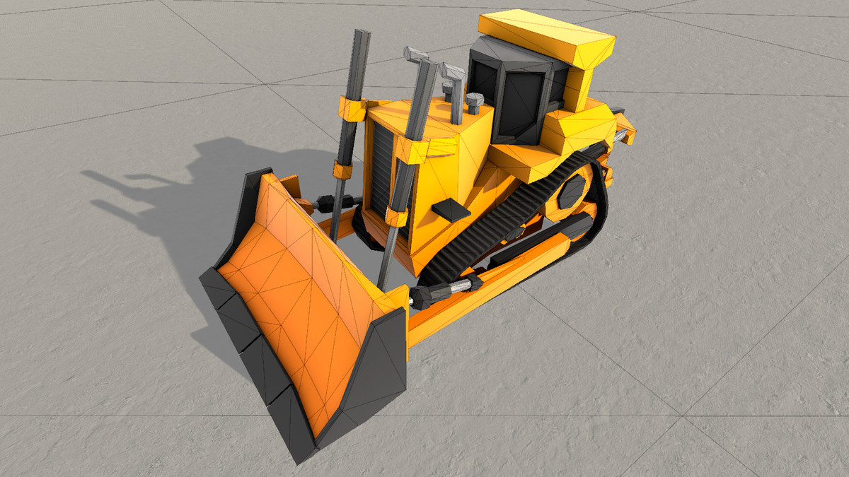 Low Poly Construction Vehicles