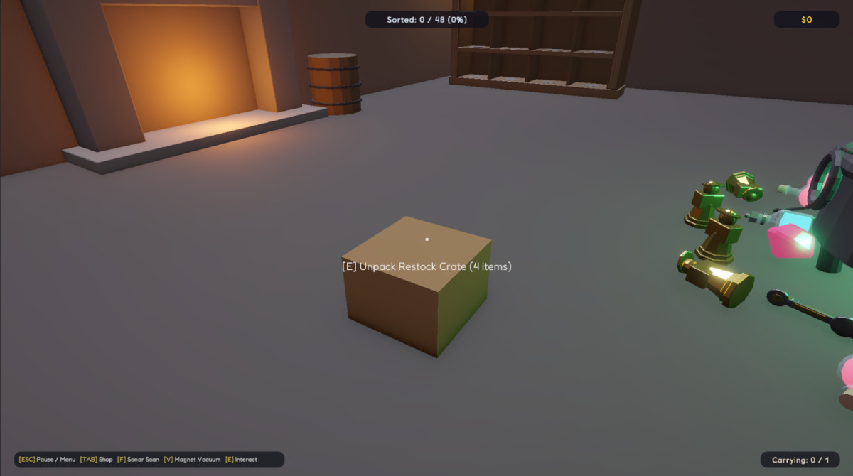 Tidy Up! - Sorting & Shelving Simulator Toolkit