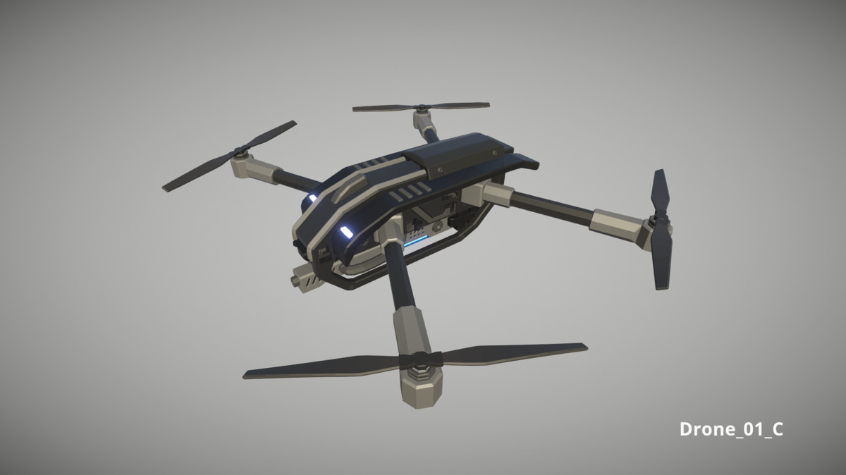 Cyberpunk Armory - Low Poly