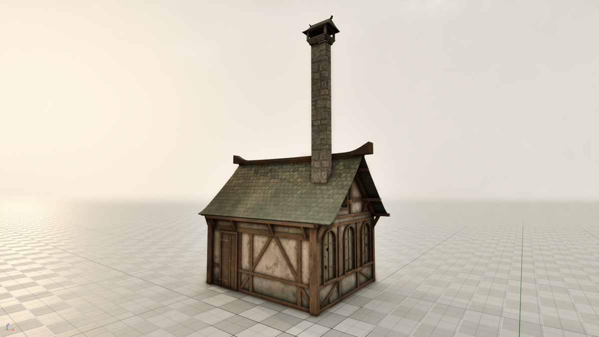 Medieval 3D Buildings Set