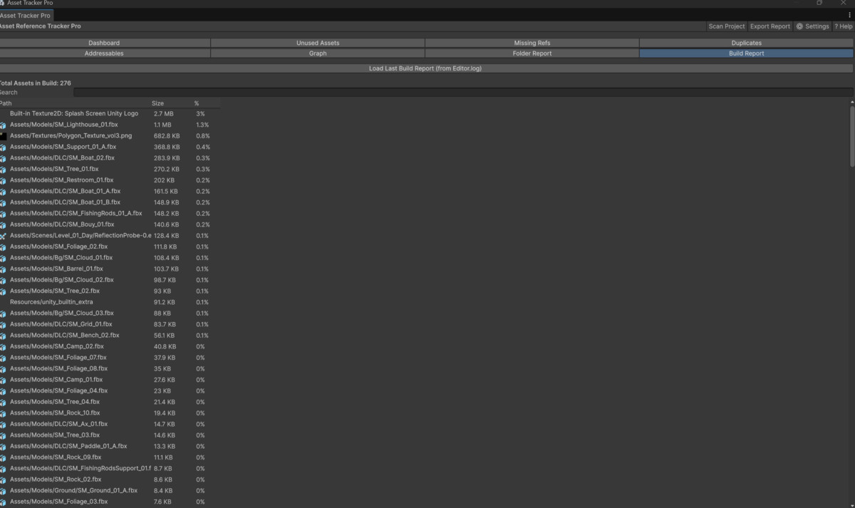 Asset Reference Tracker Pro