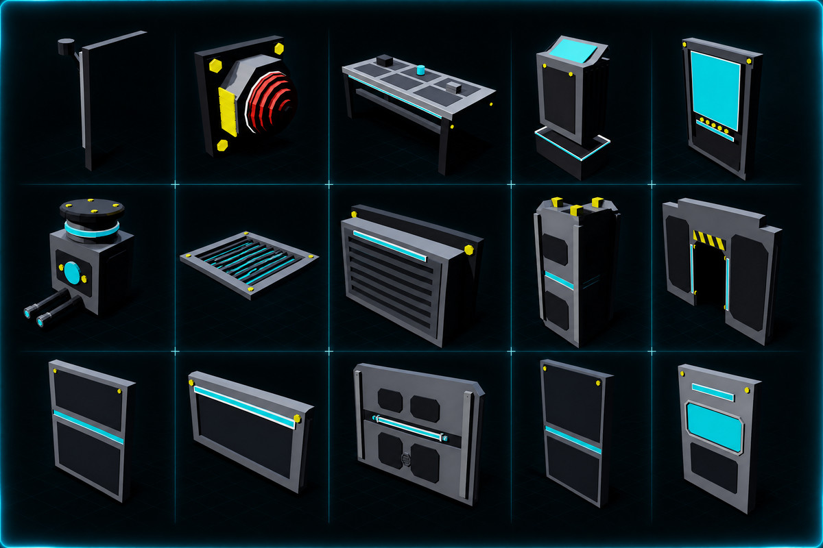 Sci-Fi Modular Base Kit