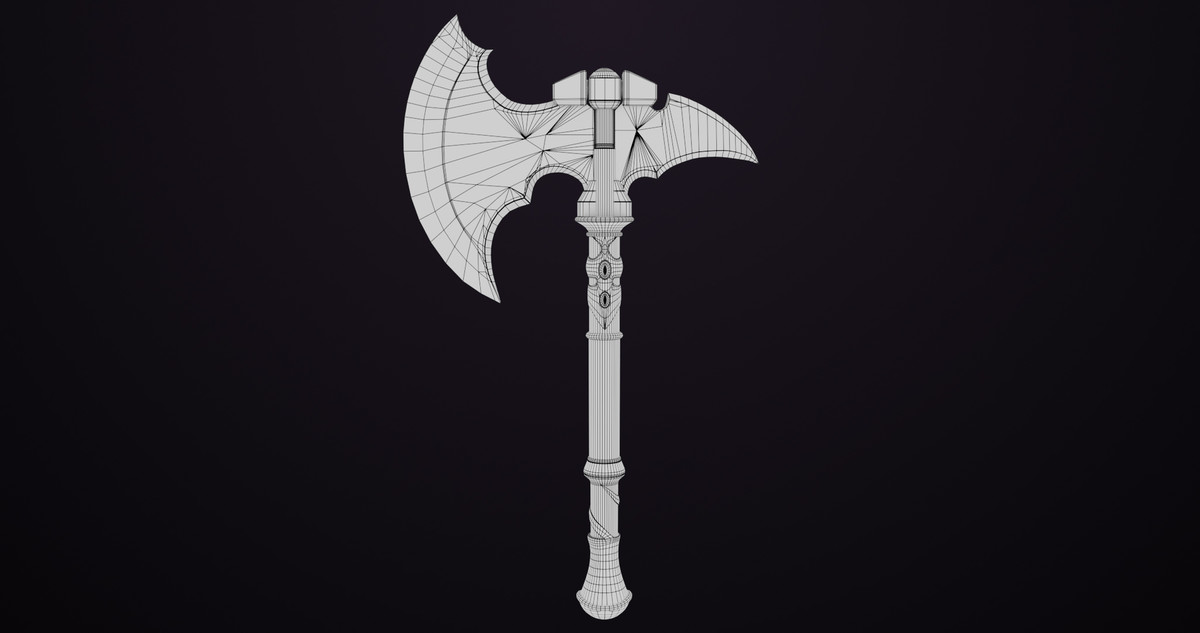 Battle Axe 08 URP HDRP Textures