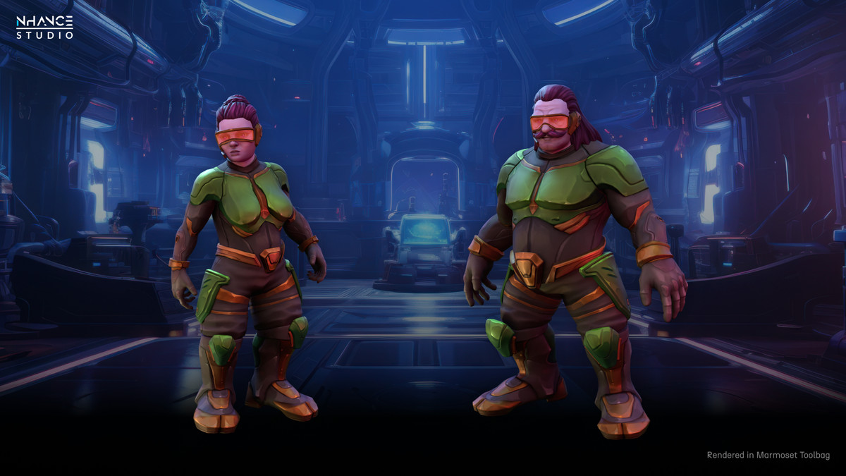 Stylized Sci-Fi Soldier Outfit