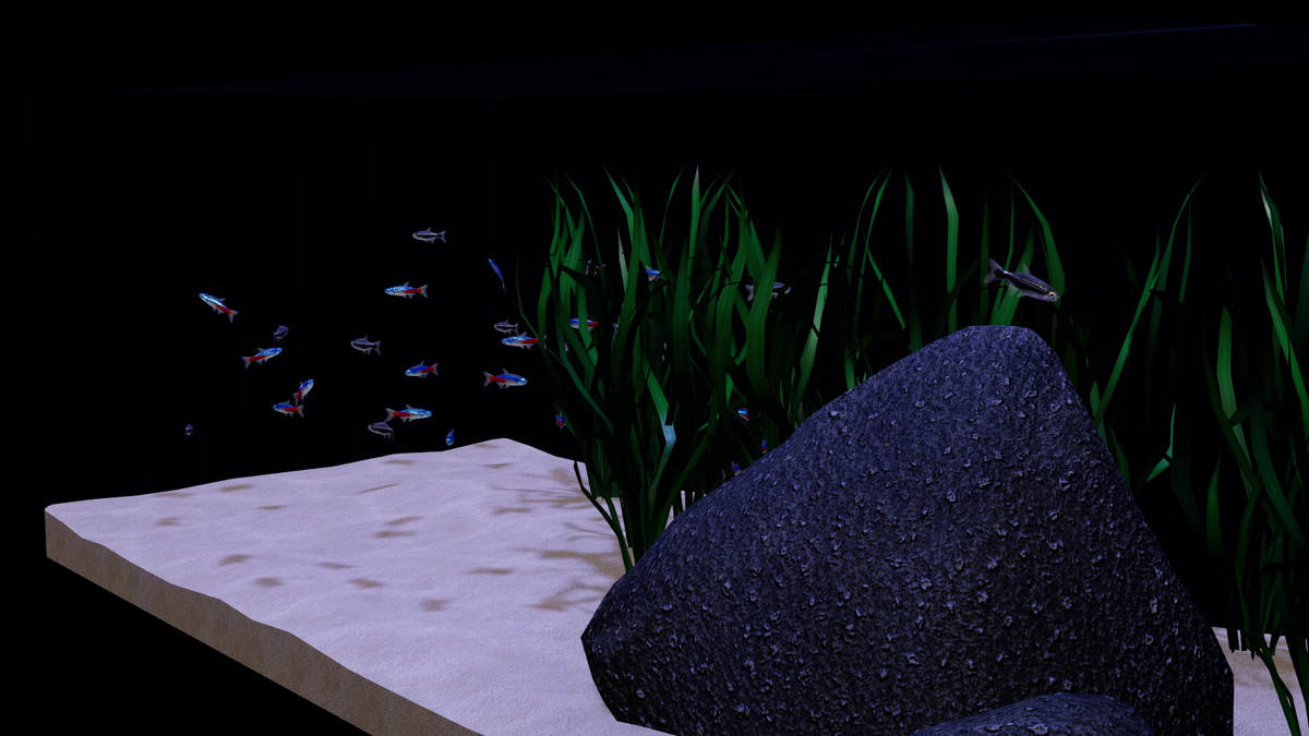 Fish School AI - Tropical Aquarium Set