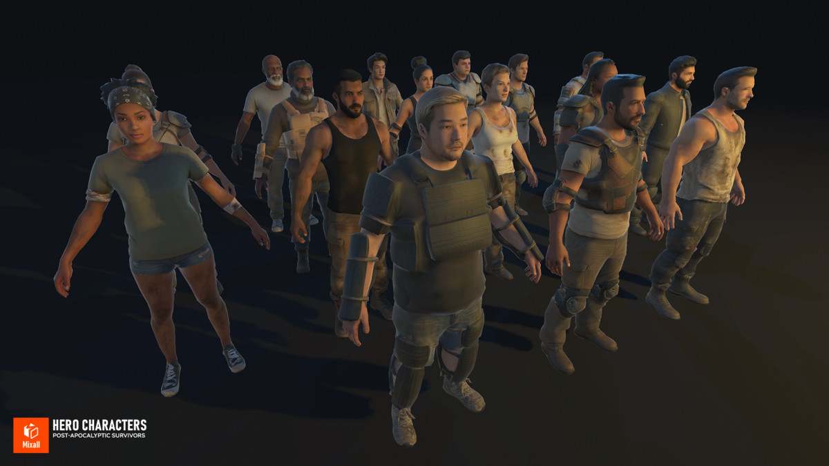 Hero Characters - Post-Apocalyptic Survivors