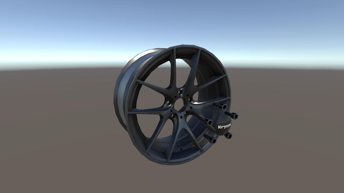 Kryxen Rim V1 - Titanium - Game Ready