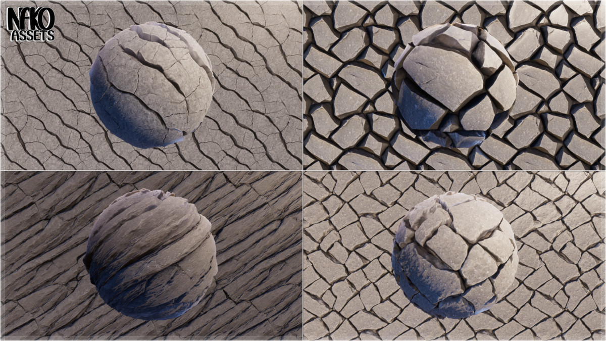 Forest 4K Materials x118 Textures of Realistic Nature | PBR HQ Terrain Pack