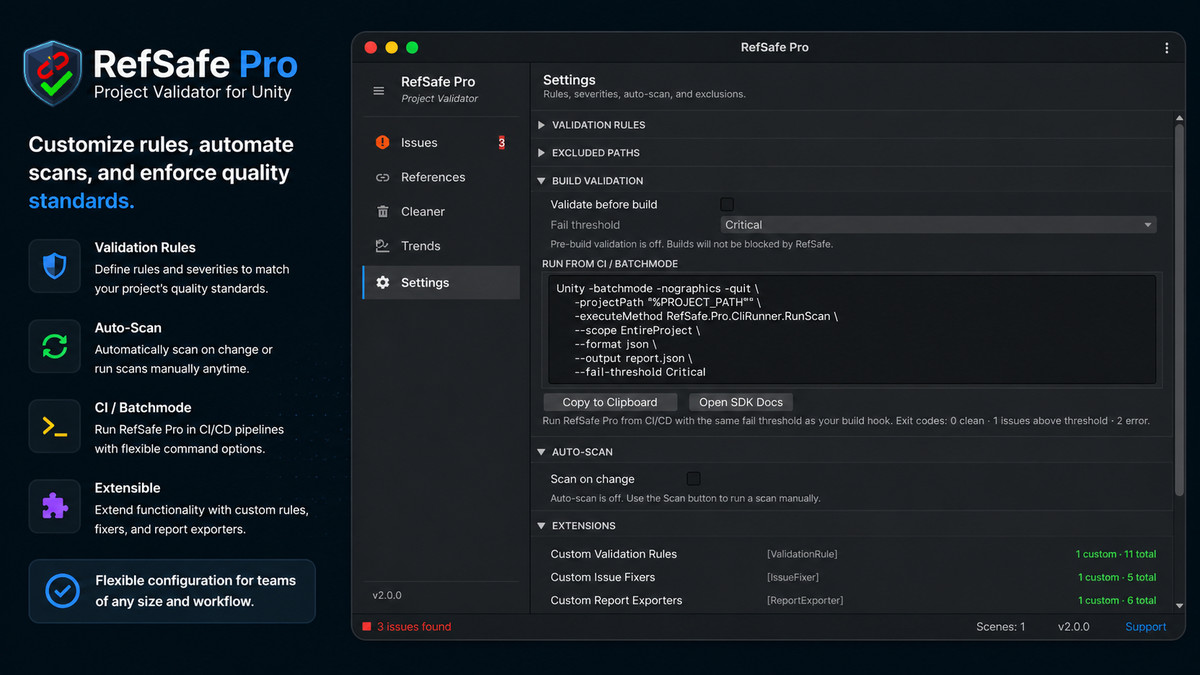 RefSafe Pro – Project Validator