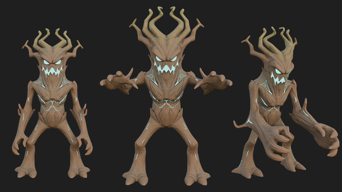 Stylized Treant Creature