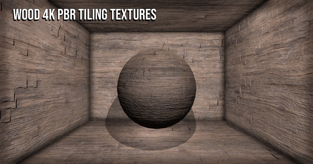 22 Wood 4K PBR Tiling Textures Collection