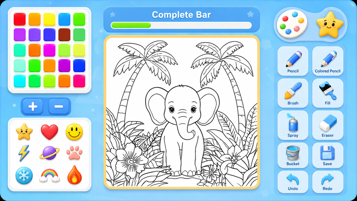 Ultimate Coloring Book System - CasaPaint