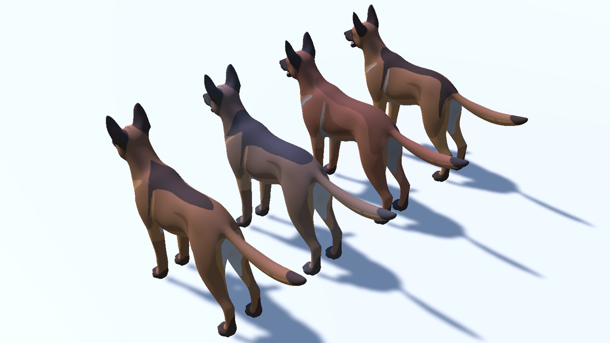 Cartoon Dog - Malinois
