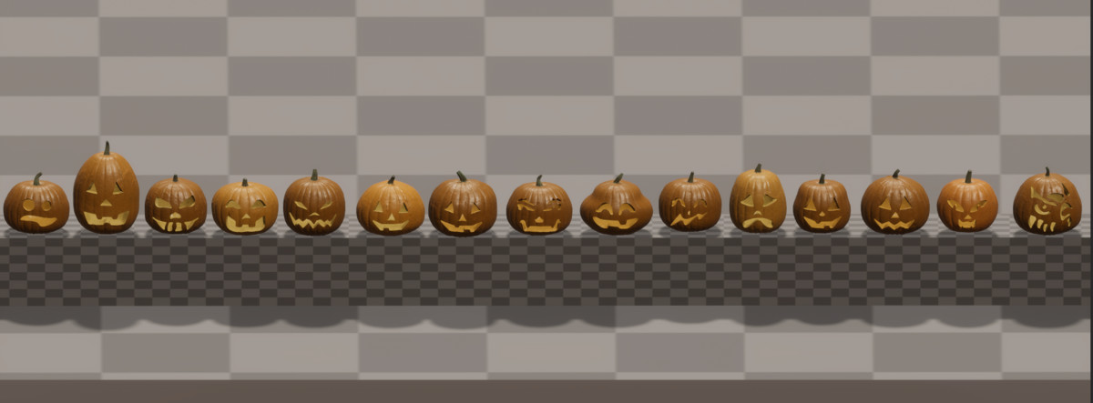 Carved Pumpkins PBR Pack Pro