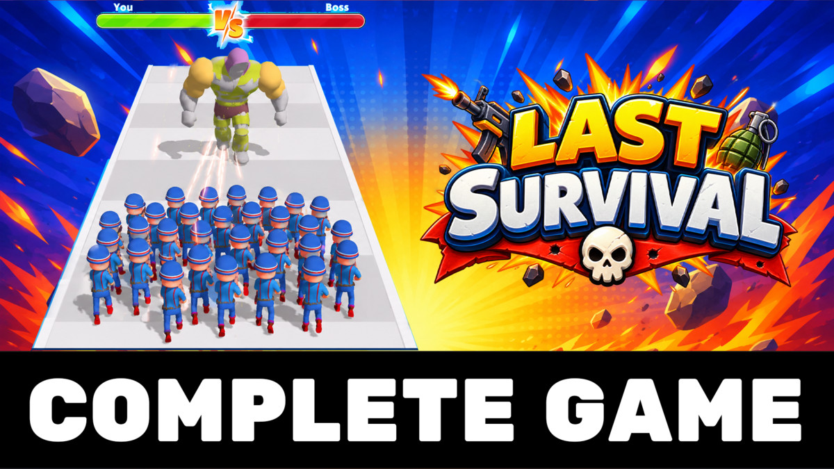 Last Survival 3D Gate Runner Mobile Template