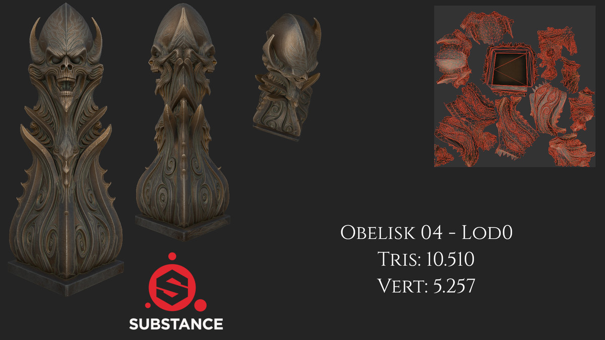 5 Dark Fantasy Obelisks