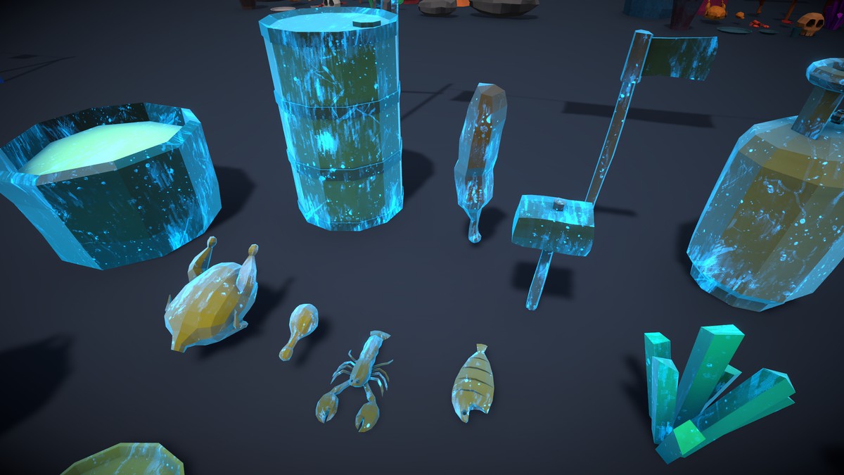 Frozen Poly Props (Lowpoly)