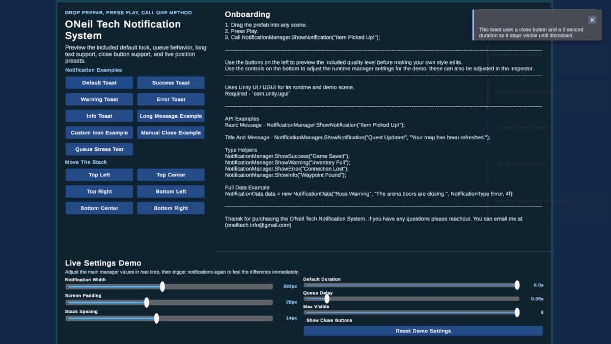 O'Neil Tech Notification System