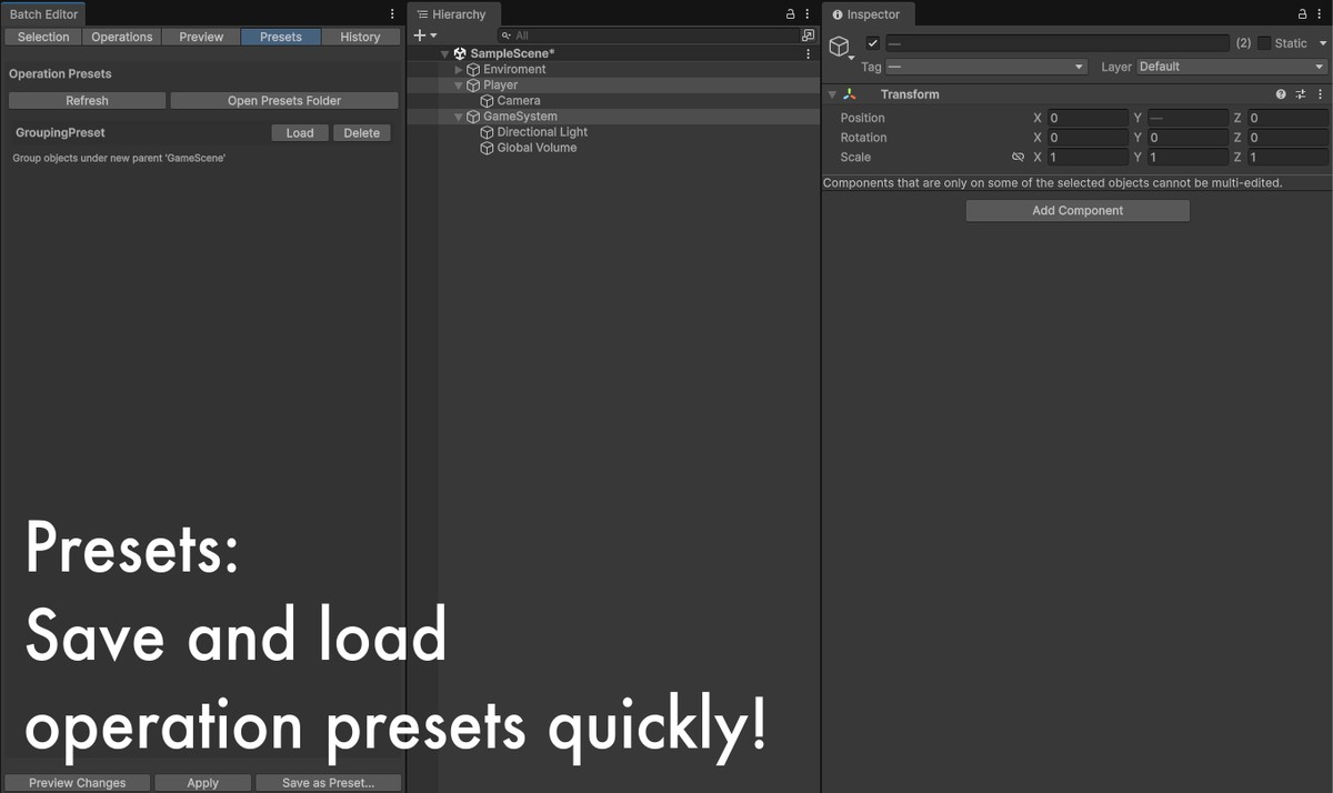 Batch Editor